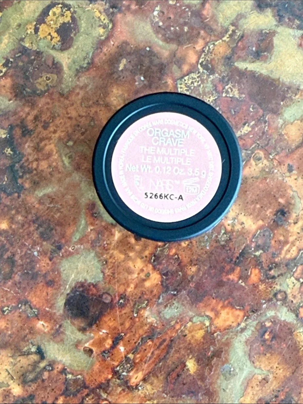 NARS The Multiple Multi Purpose Stick for Lips Cheeks Eyes-Orgasm Crave-Travel